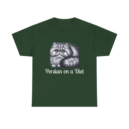 Personalised Persian Cat T-Shirt – 100% Cotton, Soft & Comfy