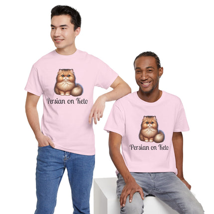 Personalised Persian Cat T-Shirt – 100% Cotton, Soft & Comfy