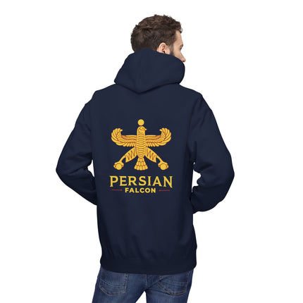 Unisex Midweight Classic Falcon Shahbaz Fleece Hoodie – Soft, Stylish & Timeless