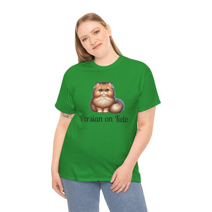 Personalised Persian Cat T-Shirt – 100% Cotton, Soft & Comfy