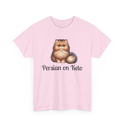 Personalised Persian Cat T-Shirt – 100% Cotton, Soft & Comfy