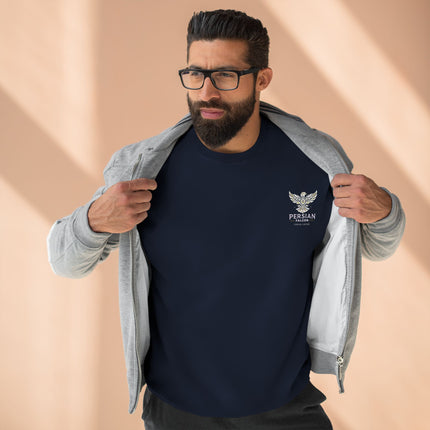 Personalised Unisex Sweatshirt. Ancient Persia Modern Heritage Design. Achaemenid Empire Era. Cyrus the Great. Legendary Persian Shahbaz Falcon. Modern Cultural Clothing