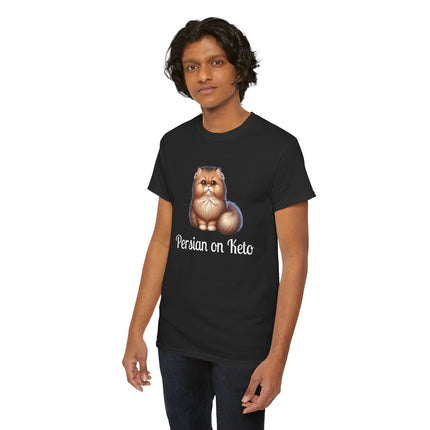 Personalised Persian Cat T-Shirt – 100% Cotton, Soft & Comfy
