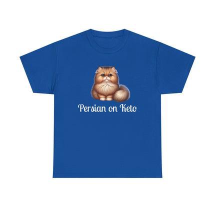 Personalised Persian Cat T-Shirt – 100% Cotton, Soft & Comfy
