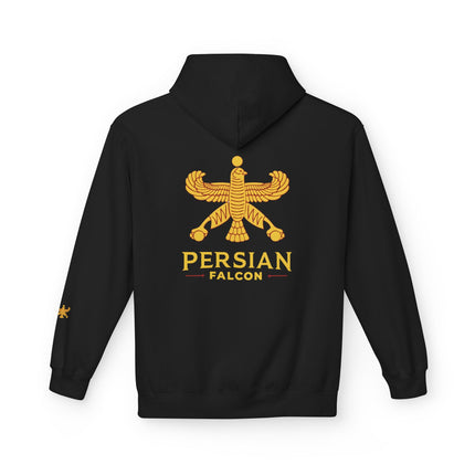 Unisex Midweight Classic Falcon Shahbaz Fleece Hoodie – Soft, Stylish & Timeless