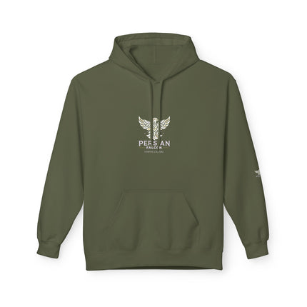 Unisex Midweight Falcon Shahbaz Fleece Hoodie – Soft, Stylish & Timeless