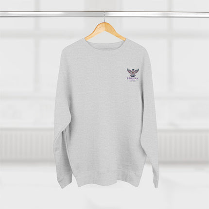 Personalised Unisex Sweatshirt. Ancient Persia Modern Heritage Design. Achaemenid Empire Era. Cyrus the Great. Legendary Persian Shahbaz Falcon. Modern Cultural Clothing