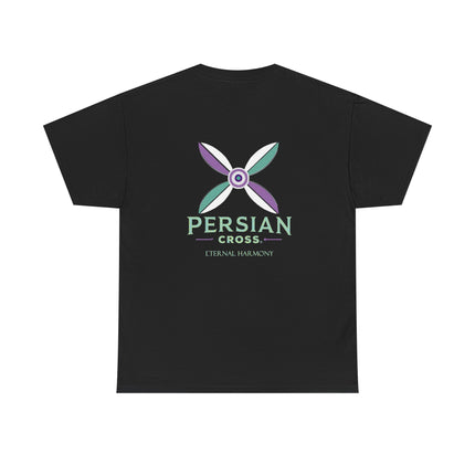 Personalised Unisex T-Shirt. Ancient Persia Modern Heritage Design. Sassanid Empire Era. Legendary Persian Derafsh. Modern Cultural Tee