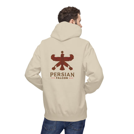 Unisex Midweight Classic Falcon Shahbaz Fleece Hoodie – Soft, Stylish & Timeless