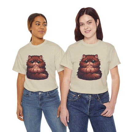 Personalised Persian Cat T-Shirt – 100% Cotton, Soft & Comfy