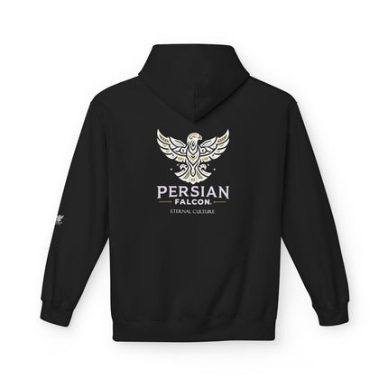 Unisex Midweight Falcon Shahbaz Fleece Hoodie – Soft, Stylish & Timeless