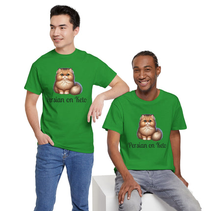 Personalised Persian Cat T-Shirt – 100% Cotton, Soft & Comfy