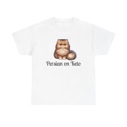 Personalised Persian Cat T-Shirt – 100% Cotton, Soft & Comfy