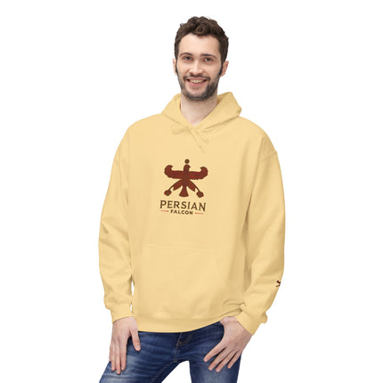 Unisex Midweight Classic Falcon Shahbaz Fleece Hoodie – Soft, Stylish & Timeless