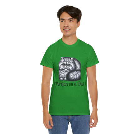 Personalised Persian Cat T-Shirt – 100% Cotton, Soft & Comfy
