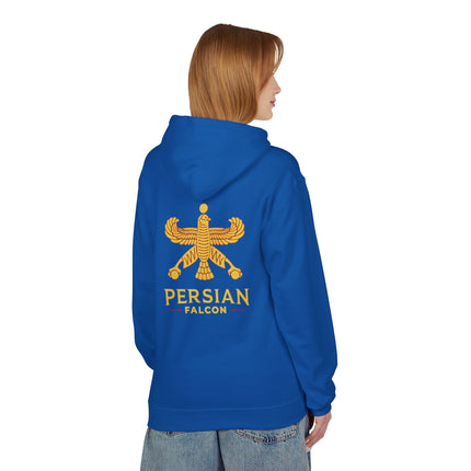 Unisex Midweight Classic Falcon Shahbaz Fleece Hoodie – Soft, Stylish & Timeless