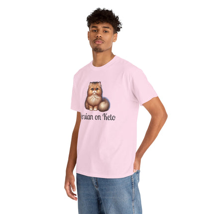 Personalised Persian Cat T-Shirt – 100% Cotton, Soft & Comfy