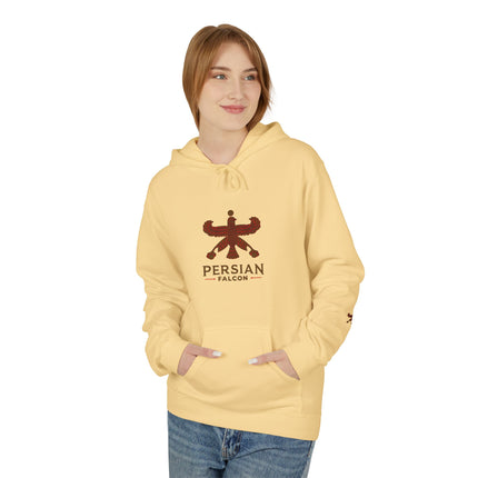 Unisex Midweight Classic Falcon Shahbaz Fleece Hoodie – Soft, Stylish & Timeless