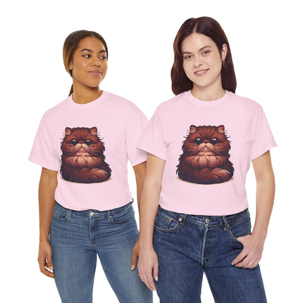 Personalised Persian Cat T-Shirt – 100% Cotton, Soft & Comfy