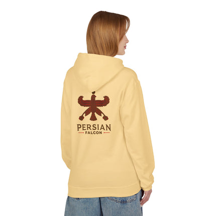 Unisex Midweight Classic Falcon Shahbaz Fleece Hoodie – Soft, Stylish & Timeless