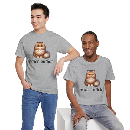 Personalised Persian Cat T-Shirt – 100% Cotton, Soft & Comfy