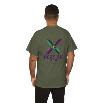 Personalised Unisex T-Shirt. Ancient Persia Modern Heritage Design. Sassanid Empire Era. Legendary Persian Derafsh. Modern Cultural Tee