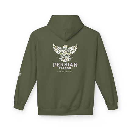 Unisex Midweight Falcon Shahbaz Fleece Hoodie – Soft, Stylish & Timeless