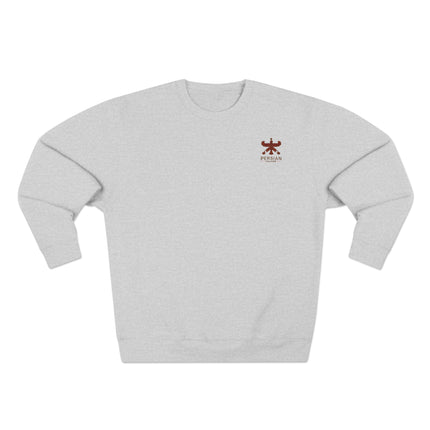 Personalised Unisex Sweatshirt. Ancient Persia. Classic Heritage Persian shahbaz Falcon Design. Modern Cultural Clothing.