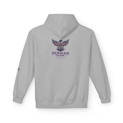 Unisex Midweight Falcon Shahbaz Fleece Hoodie – Soft, Stylish & Timeless