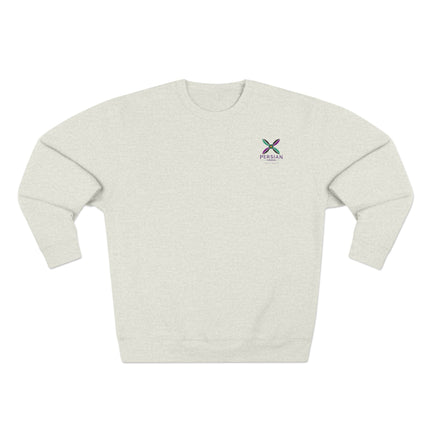 Personalised Unisex Sweatshirt. Ancient Persia. Modern Heritage Persian DerafshCrossDesign. Modern Cultural Clothing.
