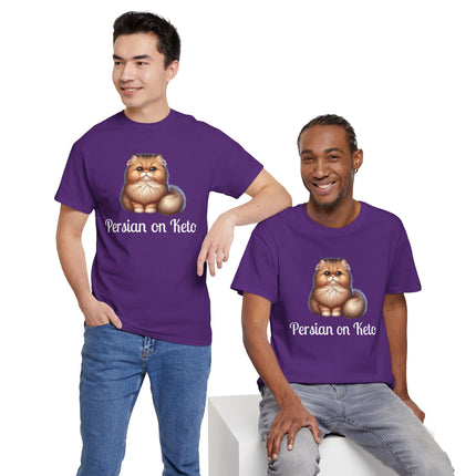 Personalised Persian Cat T-Shirt – 100% Cotton, Soft & Comfy