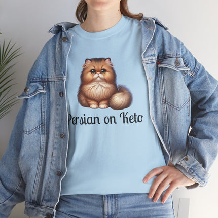 Personalised Persian Cat T-Shirt – 100% Cotton, Soft & Comfy