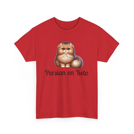 Personalised Persian Cat T-Shirt – 100% Cotton, Soft & Comfy