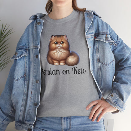 Personalised Persian Cat T-Shirt – 100% Cotton, Soft & Comfy
