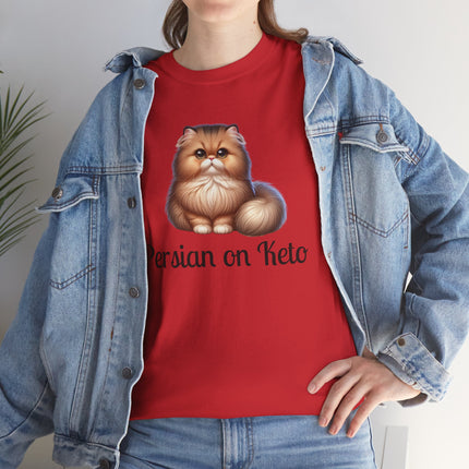 Personalised Persian Cat T-Shirt – 100% Cotton, Soft & Comfy