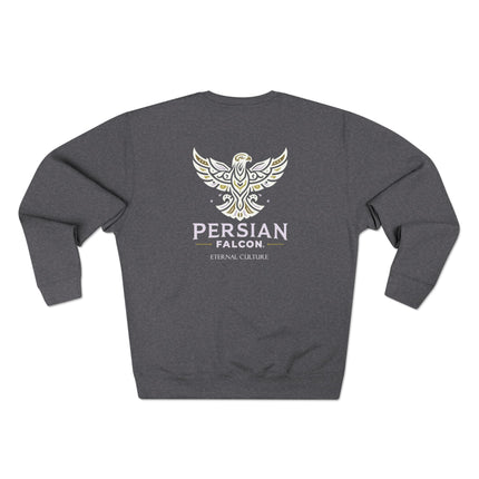 Personalised Unisex Sweatshirt. Ancient Persia Modern Heritage Design. Achaemenid Empire Era. Cyrus the Great. Legendary Persian Shahbaz Falcon. Modern Cultural Clothing