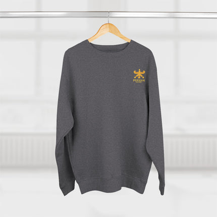 Personalised Unisex Sweatshirt. Ancient Persia. Classic Heritage Persian shahbaz Falcon Design. Modern Cultural Clothing.