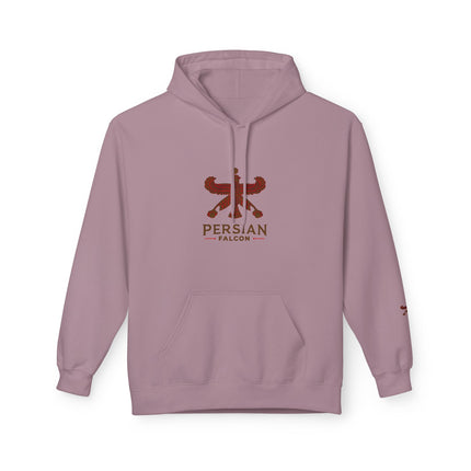 Unisex Midweight Classic Falcon Shahbaz Fleece Hoodie – Soft, Stylish & Timeless