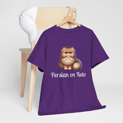 Personalised Persian Cat T-Shirt – 100% Cotton, Soft & Comfy