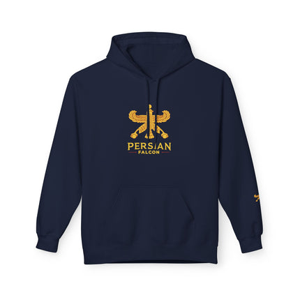 Unisex Midweight Classic Falcon Shahbaz Fleece Hoodie – Soft, Stylish & Timeless