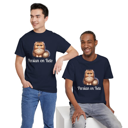 Personalised Persian Cat T-Shirt – 100% Cotton, Soft & Comfy