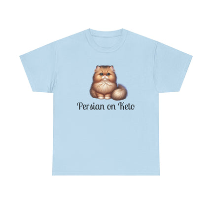 Personalised Persian Cat T-Shirt – 100% Cotton, Soft & Comfy
