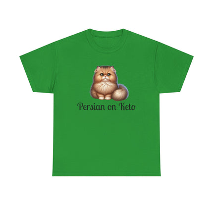 Personalised Persian Cat T-Shirt – 100% Cotton, Soft & Comfy