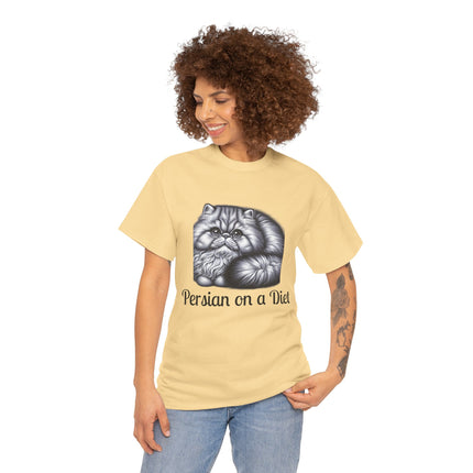 Personalised Persian Cat T-Shirt – 100% Cotton, Soft & Comfy