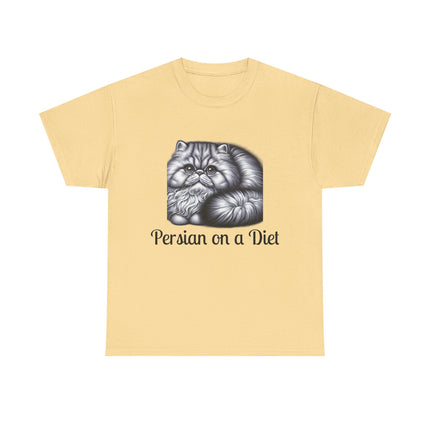 Personalised Persian Cat T-Shirt – 100% Cotton, Soft & Comfy