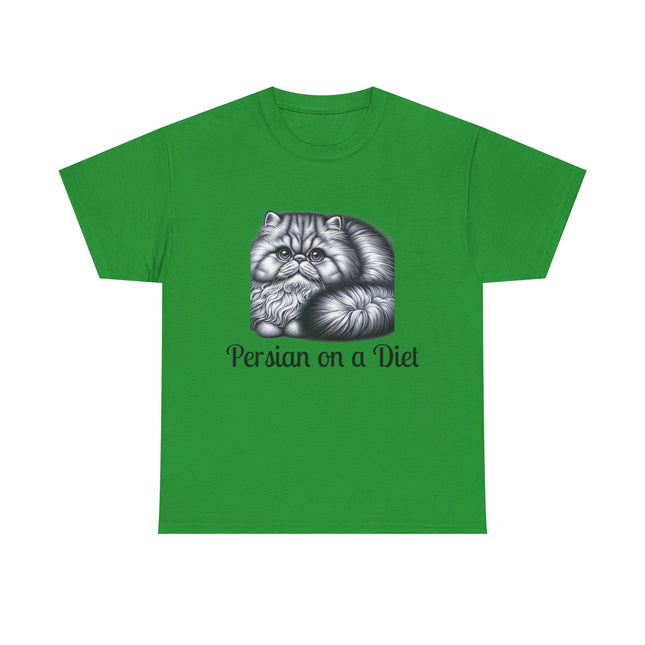 Personalised Persian Cat T-Shirt – 100% Cotton, Soft & Comfy