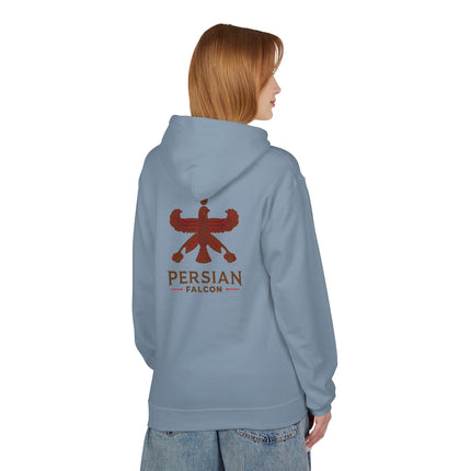 Unisex Midweight Classic Falcon Shahbaz Fleece Hoodie – Soft, Stylish & Timeless