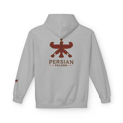 Unisex Midweight Classic Falcon Shahbaz Fleece Hoodie – Soft, Stylish & Timeless