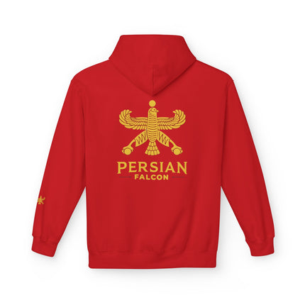 Unisex Midweight Classic Falcon Shahbaz Fleece Hoodie – Soft, Stylish & Timeless