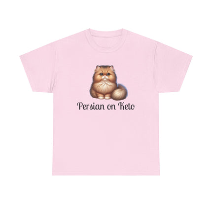 Personalised Persian Cat T-Shirt – 100% Cotton, Soft & Comfy